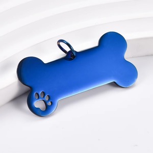 Colgante Grande en Blanco Estilo Hip Hop de Acero Inoxidable con Forma de Perro para Hombre, Amuleto para Collar, Llavero, Accesorios para Hacer Joyas DIY - Product Image 4