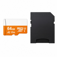 Kartu Mini SD 64GB Kelas 10 U3 A1 V30 UHS-I Layanan Cetak Kustom untuk Perekam CCTV Bank, Pemesanan Massal untuk Mitra
