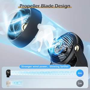 Ventilateur de refroidissement portable en gros, puissant, rechargeable USB-C, mini, pour table/bureau - Product Image 5