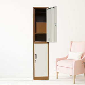 <span class=keywords><strong>Casier</strong></span> vertical <span class=keywords><strong>en</strong></span> <span class=keywords><strong>fer</strong></span> à deux portes du fabricant Guangdong pour les écoliers et le gymnase pour le stockage d'articles divers - Product Image 6