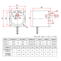 Vente en gros d'usine Moteurs synchrones à aimants permanents 220V de petite taille pour petits convoyeurs