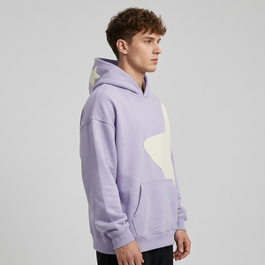 For Custom Printed Character <b>Dinosaur</b> Washed Contrast Color University Style Men's 100% Cotton Quick Dry Sweatshirt <b>Hoodie</b> - Product Image 3