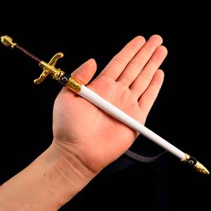 Gaine en alliage <span class=keywords><strong>de</strong></span> zinc pour le jeu des trônes, épée aiguille Arya Stark, version dorée, décoration <span class=keywords><strong>de</strong></span> bureau antique, accessoire cosplay, 30cm - Product Image 3