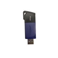Kingstons Data exotravel 100% asli, Exodia 128GB USB 3.2 Gen 1 Merah Hitam DTXM/128G