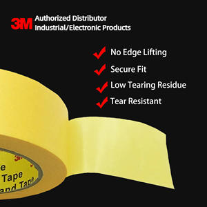 กระดาษกาวทนความร้อน244SP 3เมตรเทปกระดาษกาวอะคริลิคสำหรับการพ่นสีและกระบวนการทำให้แห้ง - Product Image 4
