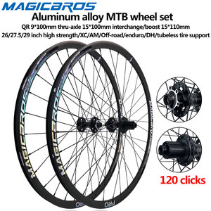 Juego de Ruedas Delanteras y Traseras para Bicicleta de Montaña XC Trail, 26, 27.5 y <span class=keywords><strong>29</strong></span> Pulgadas, HG XD MS 8S 9S 10S 11S 12S, <span class=keywords><strong>Llanta</strong></span> para Bicicleta de Montaña - Product Image 2