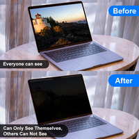 Protection d'écran magnétique intelligente en PET pour MacBook Pro 13 pouces, anti-reflet, anti-espionnage, film de protection pour ordinateur portable et téléphone