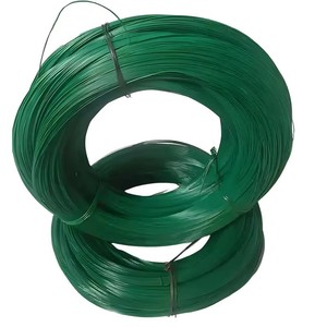 Fil de fer plastifié et fil de fer pour jardinage, fil de ligature pour support de plantes et vignes, fil galvanisé plastifié - Product Image 1