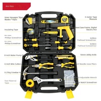 Ensemble d'outils pour la maison Deli DL5964, collection d'outils électriques de 30 pièces, boîte à outils, perceuse électrique complète