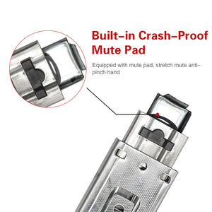 Vollverlängerung Heim-Kugellager-Hardware Teleskop-Kanal-Möbel Schublade Schiebeband - Product Image 4