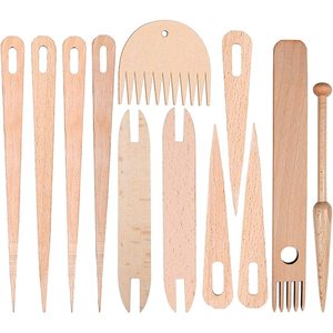 Wooden Crochet Tools <b>Set</b> 8Pcs For Knitting And <b>Sewing</b> Craft Supplies - Product Image 2