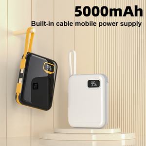 Batterie externe portable 5000 mAh 22,5 W PD avec écran LED et interface USB, charge rapide pour les voyages en extérieur et les cadeaux - Product Image 2