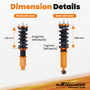 MaXpeedingrods Bộ Dụng Cụ Coilover Cho <span class=keywords><strong>Honda</strong></span> CR-V 1996-2001 Thế Hệ Thứ Nhất RD1-RD3 FWD & AWD Thanh Giảm Chấn Điều Chỉnh Được Thanh Giảm Chấn - Product Image 6
