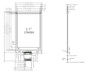 Topwin 2.7 pollici 2.7 '176x264 risoluzione Eink <span class=keywords><strong>Display</strong></span> Eink <span class=keywords><strong>Display</strong></span> Eink <span class=keywords><strong>Display</strong></span> - Product Image 1
