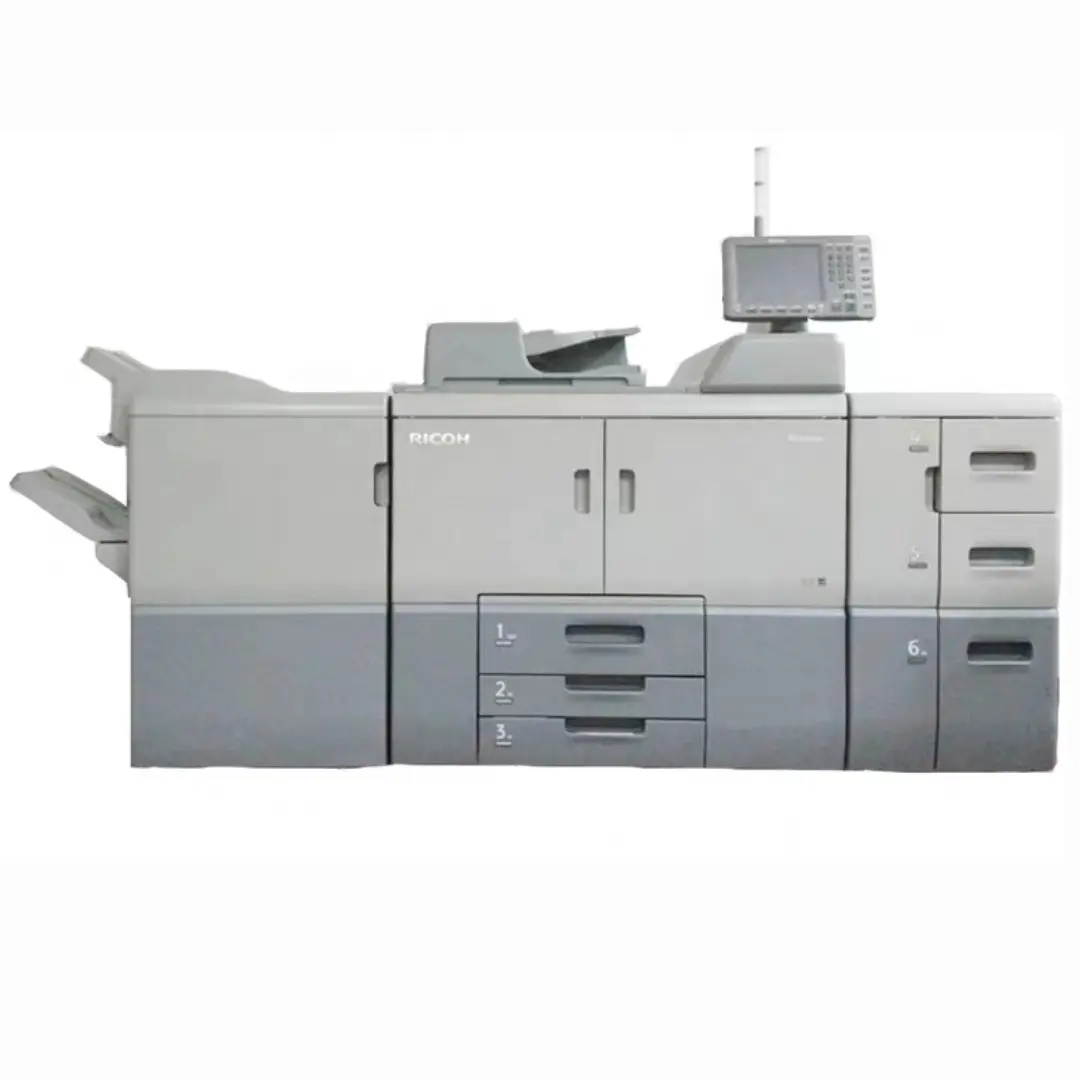 Yenilenmiş A3 A4 kağıt boyutu renk RICOH Pro 8120s 8110s fotoğraf fotokopi makinesi için fotokopi kullanılır