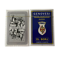 JP152 Wuyi Fabricant de cartes à jouer Fournisseur GENOVESI EL BORJ 777 Cartes à jouer bon marché Impression personnalisée