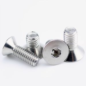 LeGood DIN7991 Vis à métaux à tête hexagonale plate M2.5 X5mm en acier inoxydable 304 Système métrique - Product Image 3