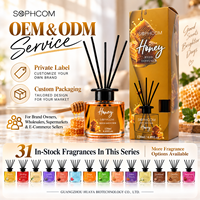Diffuseur de parfum d'ambiance 120 ml avec bâtonnets en fibre et bouteille en verre – Kit d'aromathérapie – Fournisseur en gros – Logo personnalisé – Exportation directe usine