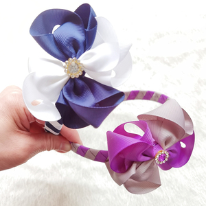 Nueva Diadema Infantil con Lazo de Color Sólido, Accesorio para el Cabello de Niñas, Diadema Ancha Simple y Bonita para Bebés - Product Image 5