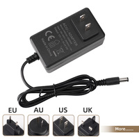 Adaptador de Corriente CA/CC de 12V, Adaptador de Alimentación Conmutada de 5V, 6V, 9V, 12V, 15V, 18V, 24V, 0.5A, 1A, 1.5A, 2A, 2.5A, 3A, Adaptador de Alimentación Conmutada de 12v 2a