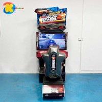 Máquina de Juego de Arcade Simulador de Carreras de Autos Metálicos, Operada con Monedas, con Aceptador de Billetes, Pantalla LCD de 32 Pulgadas, 1 Año de Garantía