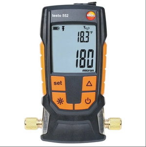เครื่องวัดความดันไร้สาย Testo 552 พร้อมการเชื่อมต่อแอปพลิเคชัน ความแม่นยำ 0.5 วินาที ตรวจสอบการไหล รับประกัน 1 ปี ผลิตในเยอรมนี - Product Image 1