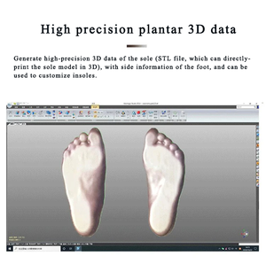 Scanner de pied laser 3D unique pour chaussures personnalisées Numérisation plantaire et plantaire 3D avec balayage de texture <span class=keywords><strong>Dépistage</strong></span> du pied diabétique - Product Image 5
