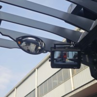 Chariot élévateur à ciseaux électrique contrepoids de 2,5 tonnes de capacité, levée de 3M à 6M