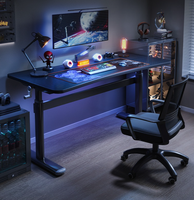 Table de bureau réglable moderne en mélamine, idéale pour le travail en position debout – Meilleure vente