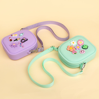 Bolsos cruzados de silicona de alta calidad para teléfono, estilo casual para mamá e hija, con correa ajustable, bolso bandolera a juego.