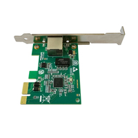 Pci-E nic controlador de interfaz de red Gigabit Ethernet RJ45 único puerto 10/100/1000M pci express red LAN tarjeta de