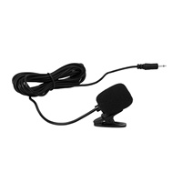XTRONS MIC025 microfono a Clip Lavalier per Pioneer Sony JVC unità principale per auto con connettore da 2.5mm