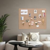 Tableau d'affichage en liège alternatif aux carreaux de feutre épais et grands, à prix de gros, pour les murs de la maison, du bureau et de la salle de classe