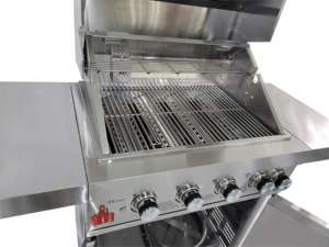 Cocina al aire libre de acero inoxidable, 4 quemadores, barbacoa con quemador trasero <span class=keywords><strong>infrarrojo</strong></span> - Product Image 4