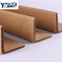 Protecteur d'angle en papier kraft recyclable 50-100 mm anti-écrasement pour la protection des bords des palettes d'entrepôt