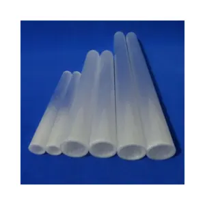 custom-made opaque quartz tube Milky quartz tube Frosted quartz pipe