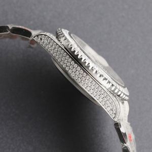 Montre mécanique de luxe pour homme, tendance sportive, 40 mm, bracelet en caoutchouc, résistante à l'eau, cadran en verre, aiguilles, vente chaude, haute qualité - Product Image 4