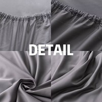 Ensemble de couette moderne respirant 4 pièces en bambou 100% écologique, couleur unie, 300TC, toutes saisons, vente directe d'usine
