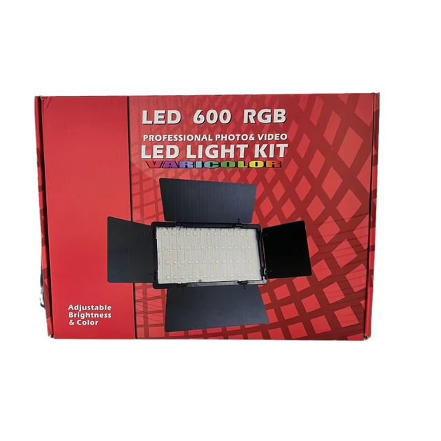 Video Light Led Portable Studio LED 600 RGB LED Photo Studio Light on Camera LED Video Lighting Dimmable Rgb Led Stage Lighting
