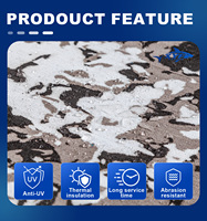 Revêtement de sol extérieur auto-adhésif personnalisé de haute qualité de 6mm Tapis de terrasse Eva en faux teck Tapis de bateau marin Tapis amovible pour salle de camping-car