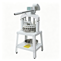 Machine professionnelle manuelle en acier inoxydable pour diviser la pâte, 36 pièces/minute avec précision de 1g pour les restaurants, les cuisines de restauration rapide