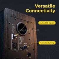 Moniteurs de studio actifs K5 (paire) – Enceintes de bureau Hi-Fi amplifiées pour le mixage, le mastering, les percussions électroniques et le monitoring DJ