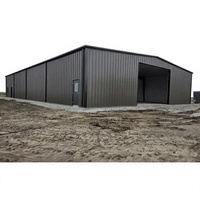 Bâtiment d'entrepôt préfabriqué en acier, hangar industriel à portée libre, structure en acier pour stockage de matériaux, construction d'usine