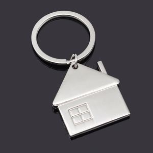 Customized Logo Print Zinc Alloy Cute Cartoon House Shaped Keychain Women's <b>Key</b> <b>Chain</b> Bag Charm Gift - Product Image 2