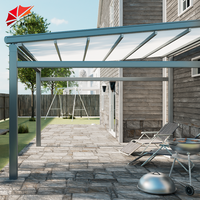 Hanrui personnalisé Auvent Pour cadre en aluminium Pergola Toile Toile Tissu Auvent Couverture rétractable Toit motorisé