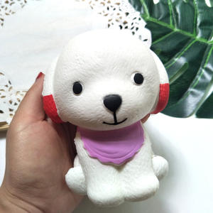 Özel Kawaii Mini sıkmak oyuncaklar yumuşak kokulu PU köpük oyuncaklar Anti stres yavaş yükselen köpek oyuncak çocuklar için - Product Image 2