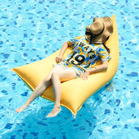 Benutzer definierte Outdoor wasserdichte Stoff Epp Floating Triangle Tip Boot Tatami Lazy Sofa Beach Pool Sitzsack