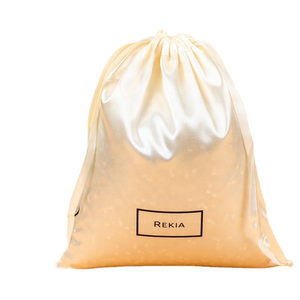 Toptan özel baskılı saten ayakkabı çantası İpli özel toz ayakkabı kapağı ile saten büzgülü çanta büyük - Product Image 6