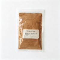 Natuurlijk gekweekte Cordyceps Militaris, geheel gedroogd, 6-9cm, Cordyceps bloeikorpus, voedingskwaliteit, bulk levering voor thee en soep