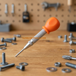 Ouvre-boîte conique SUNTOOLS/STIPL en acier inoxydable pour bijoux, avec poignée orange pour une précision accrue - Product Image 5